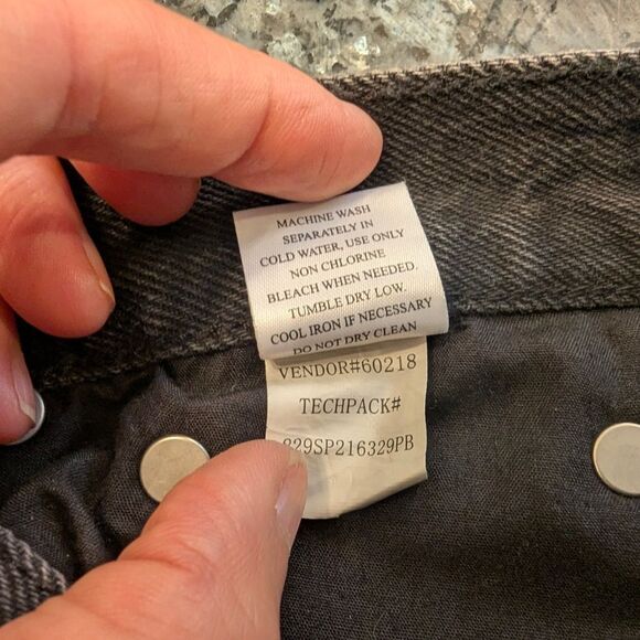 Playboy By Pacsun Womens Sz 27 High Rise Button Fly Black Jean Hot Shorts Bunny - Picture 10 of 10